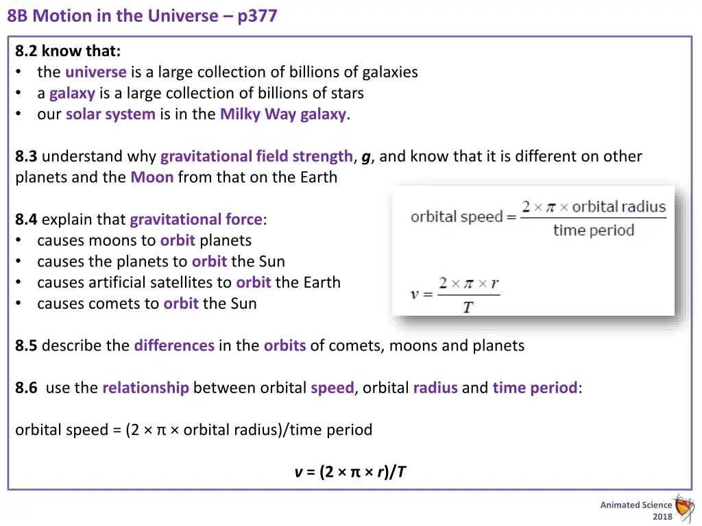 8b motion in the universe p377