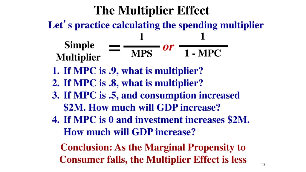 the multiplier effect let s practice calculating