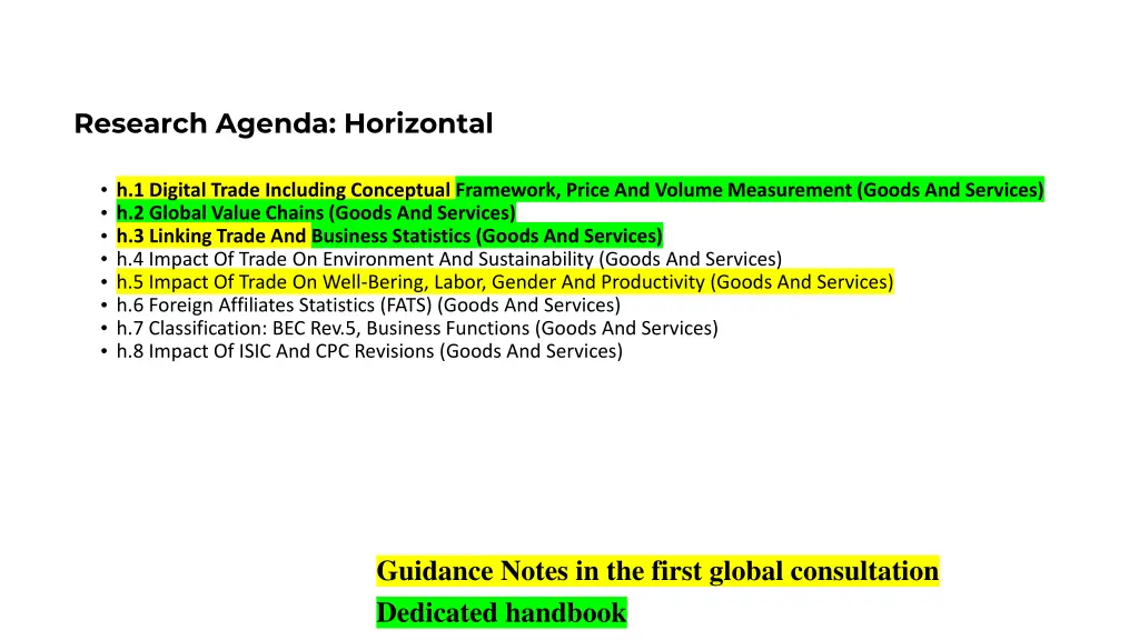 research agenda horizontal