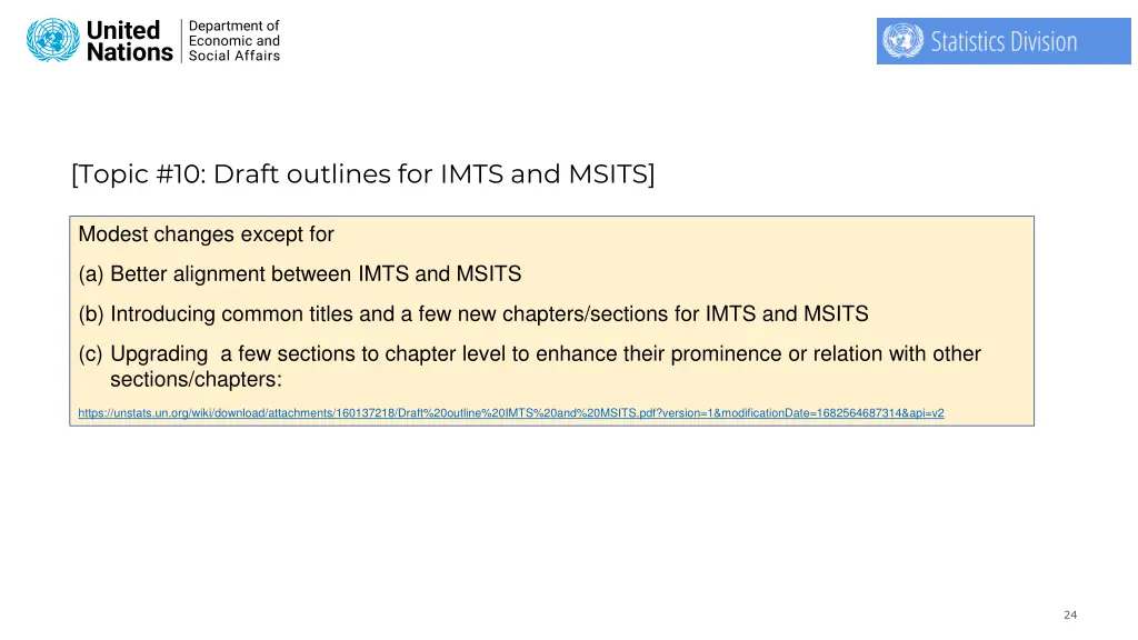 topic 10 draft outlines for imts and msits