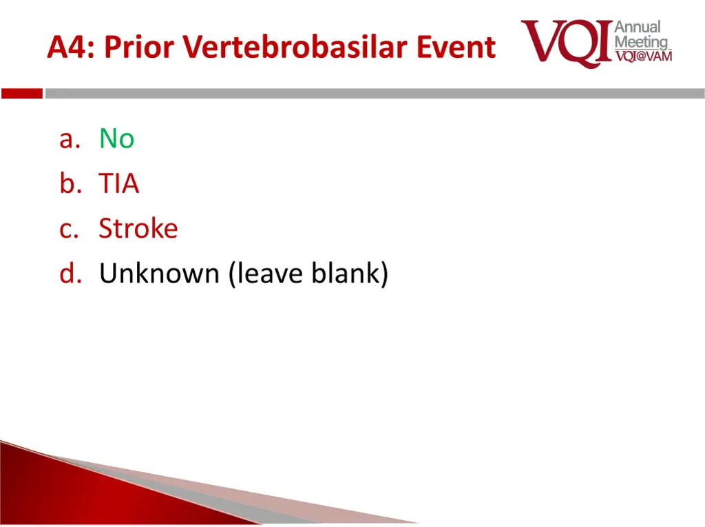 a4 prior vertebrobasilar event