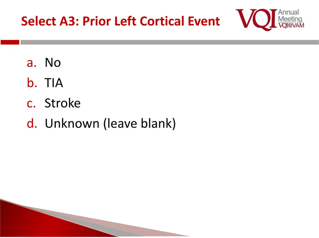 select a3 prior left cortical event