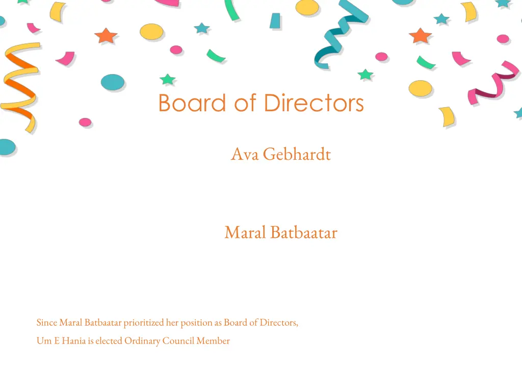 board of directors 3