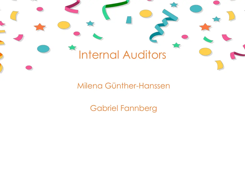 internal auditors 1