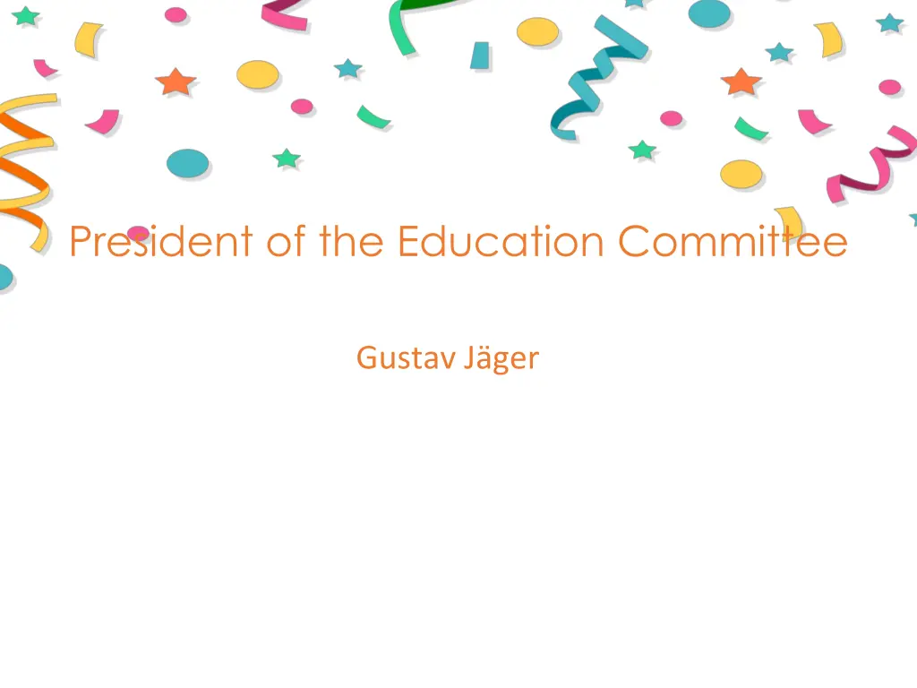 president of the education committee 2