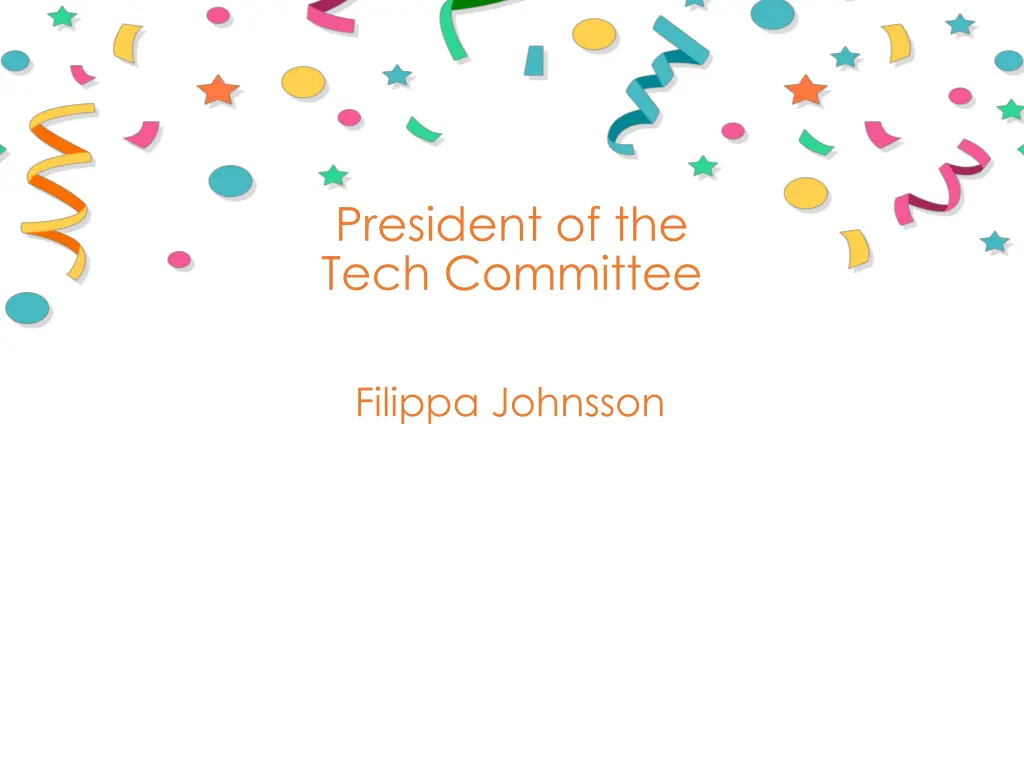 president of the tech committee 2