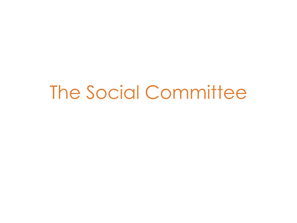 the social committee