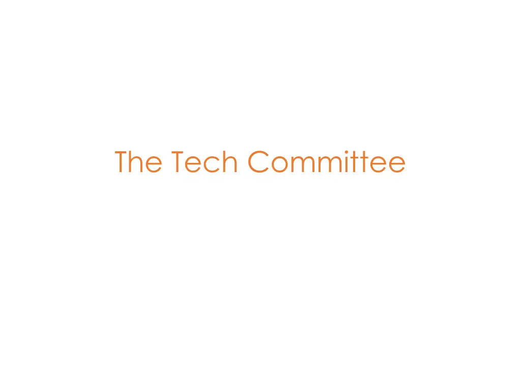 the tech committee