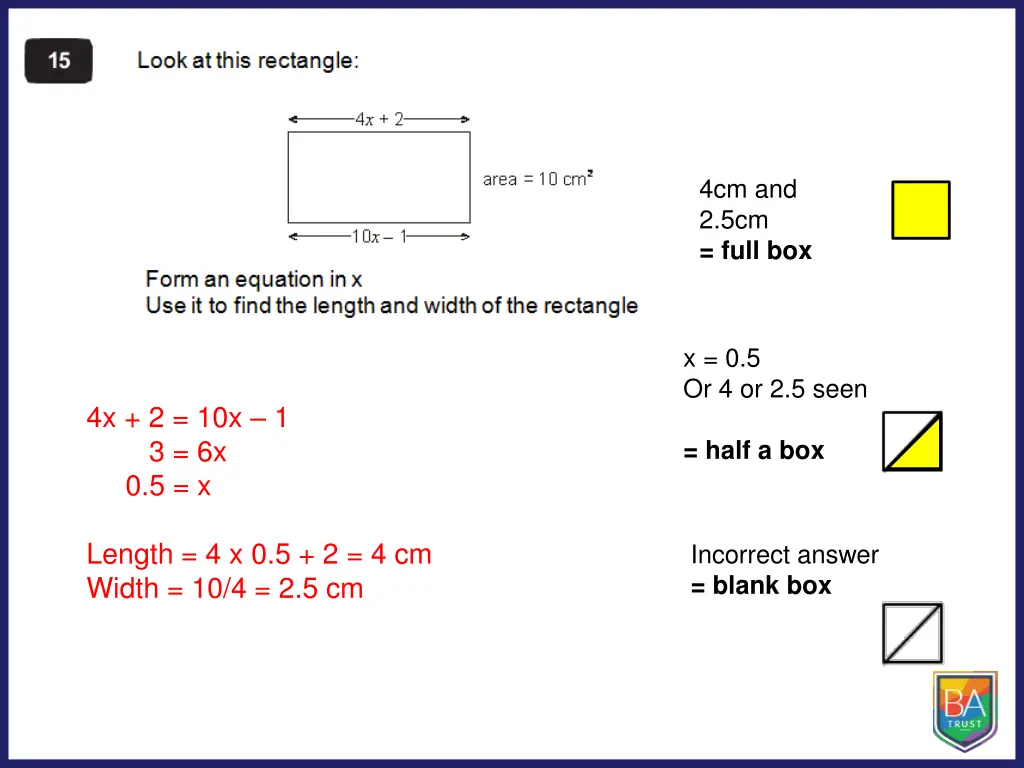 4cm and 2 5cm full box