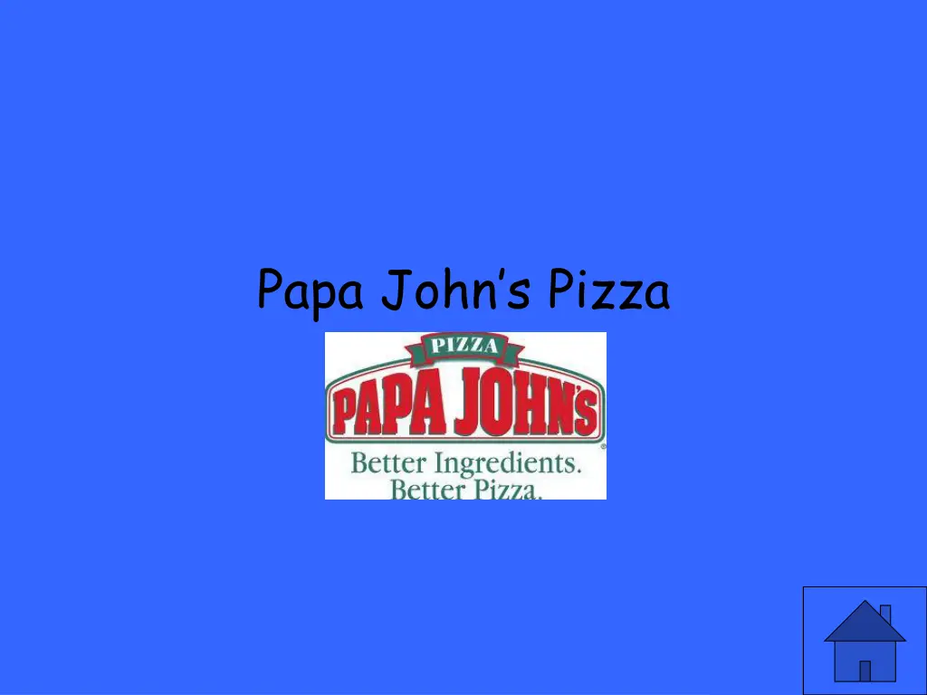 papa john s pizza