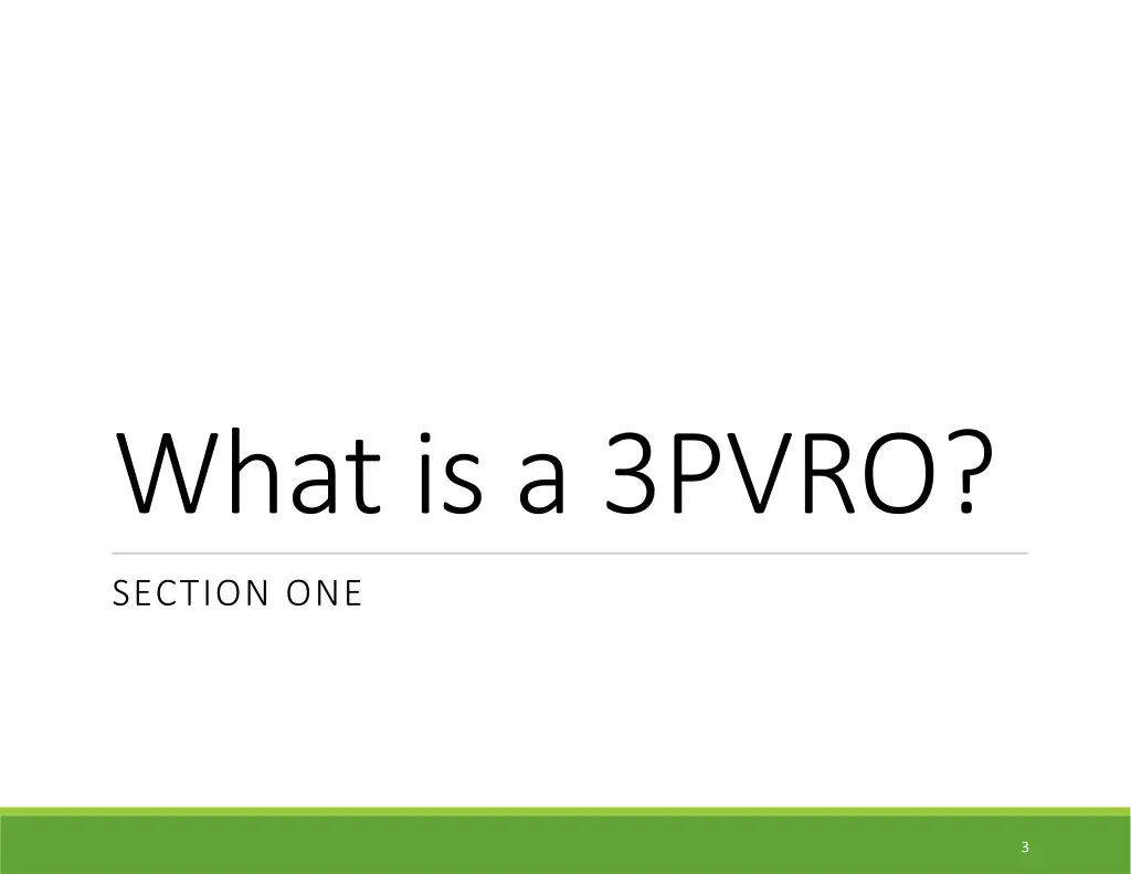 what is a 3pvro