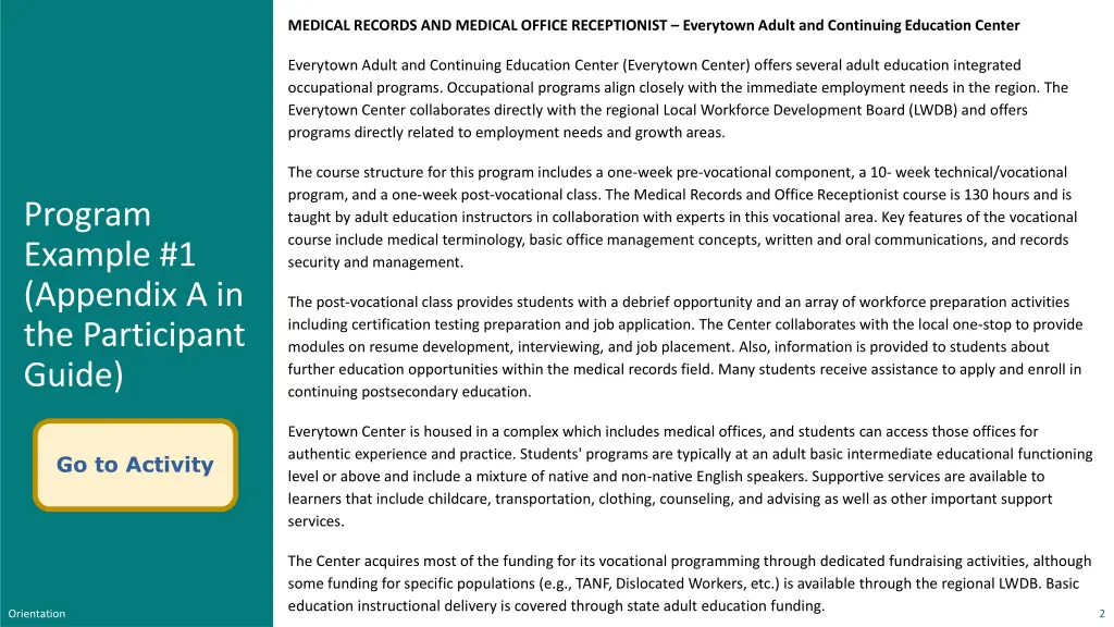 medical records and medical office receptionist