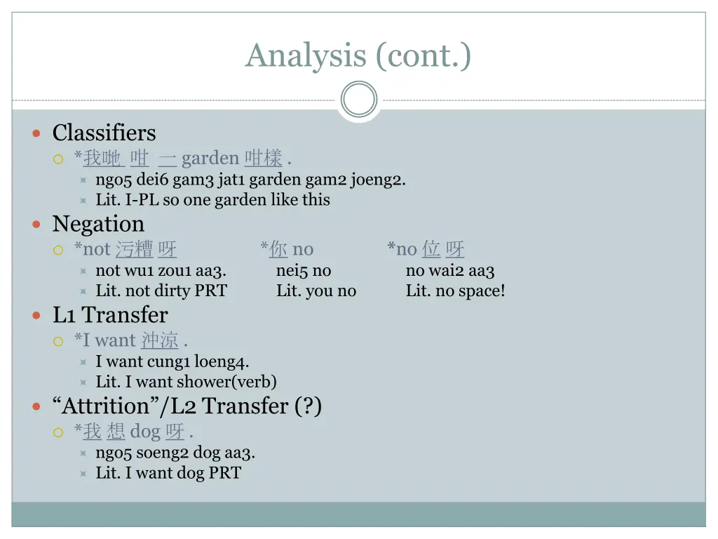 analysis cont