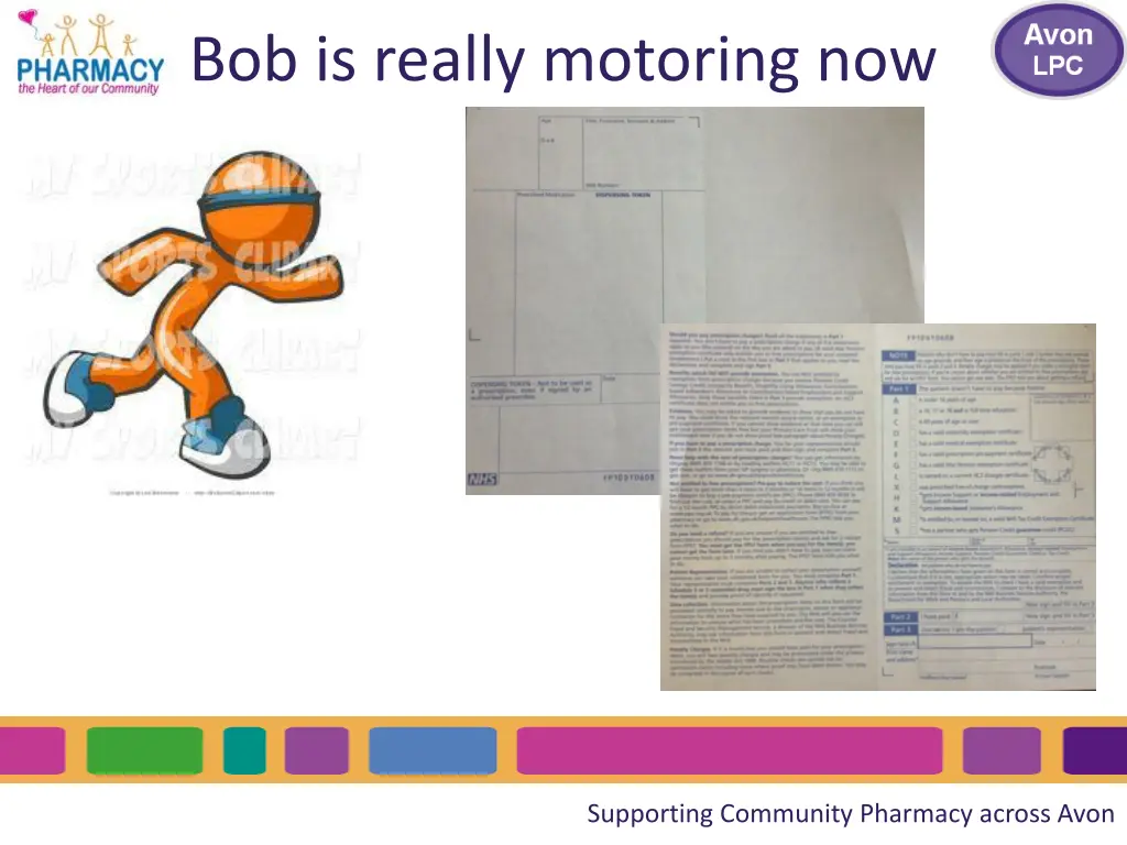 bob is really motoring now