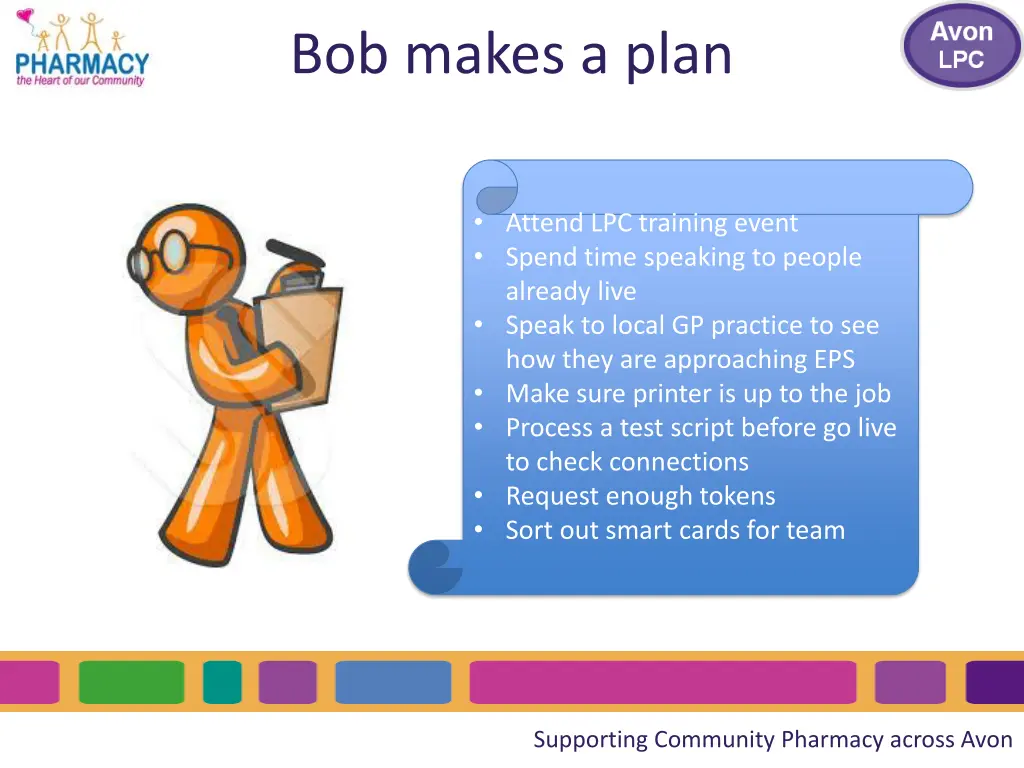 bob makes a plan