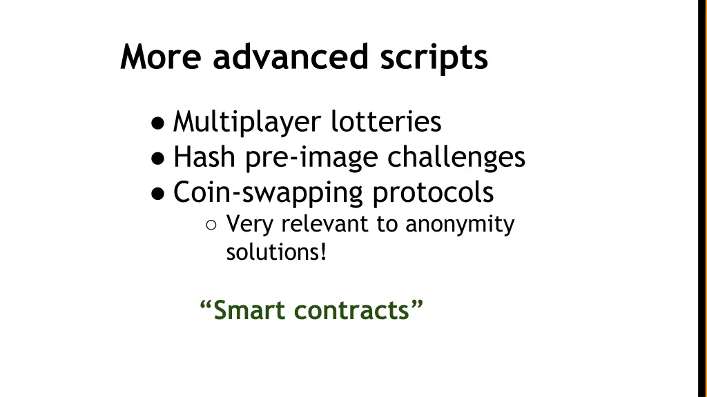 more advanced scripts