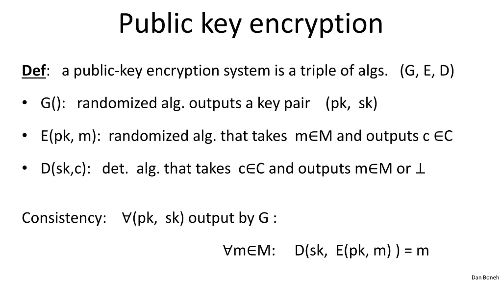 public key encryption 1