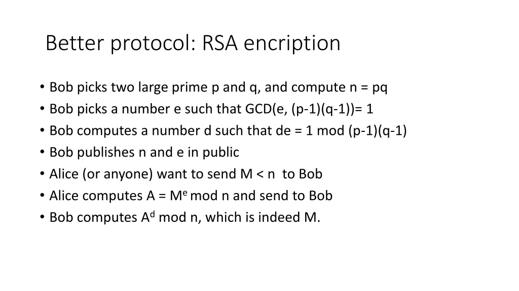 better protocol rsa encription