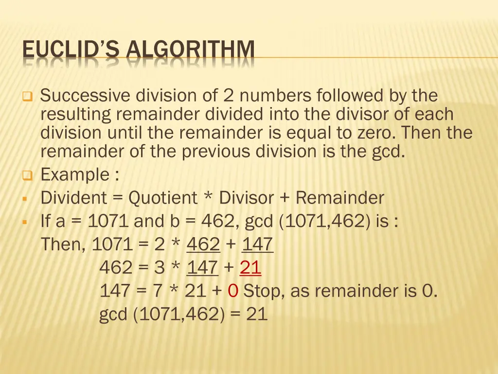 euclid s algorithm