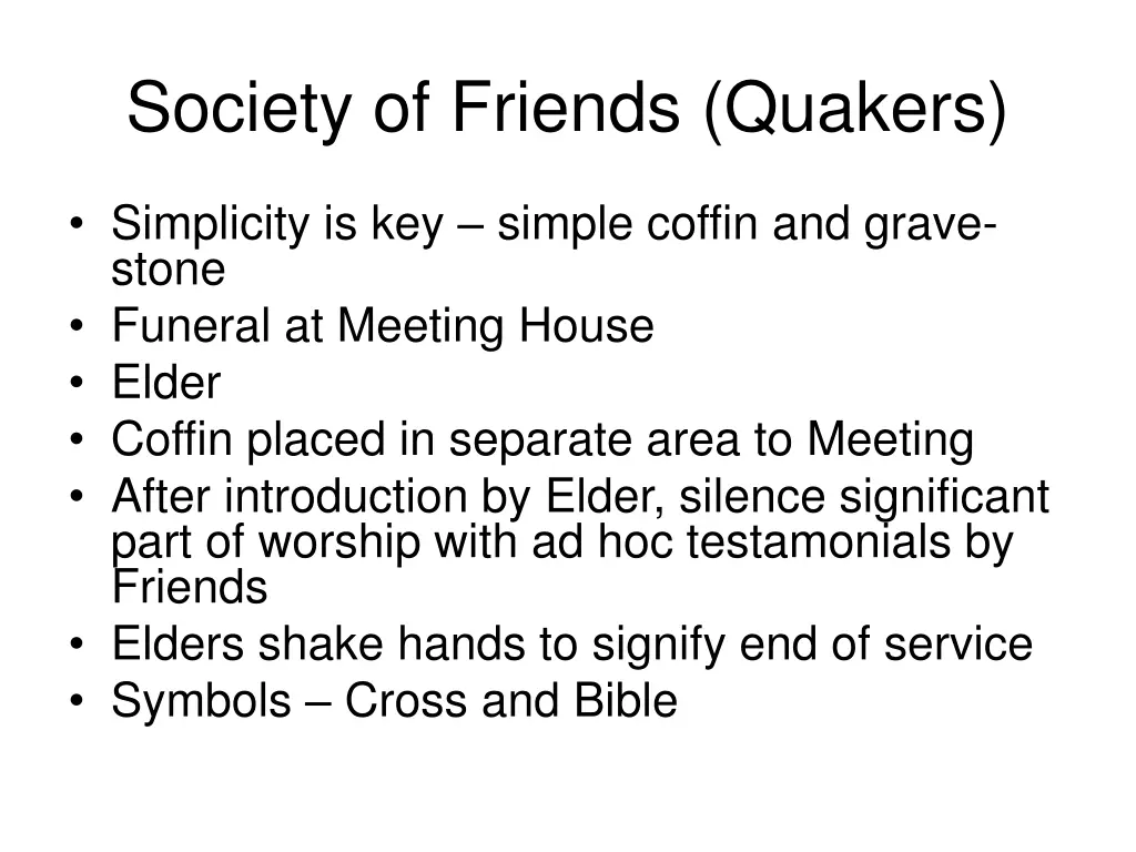 society of friends quakers