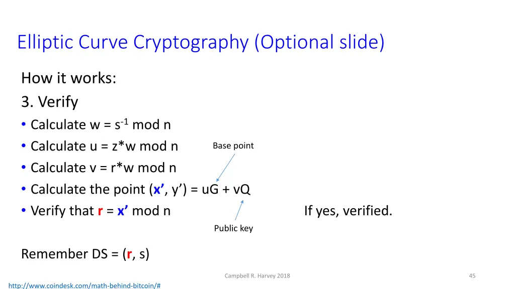 elliptic curve cryptography optional slide 11