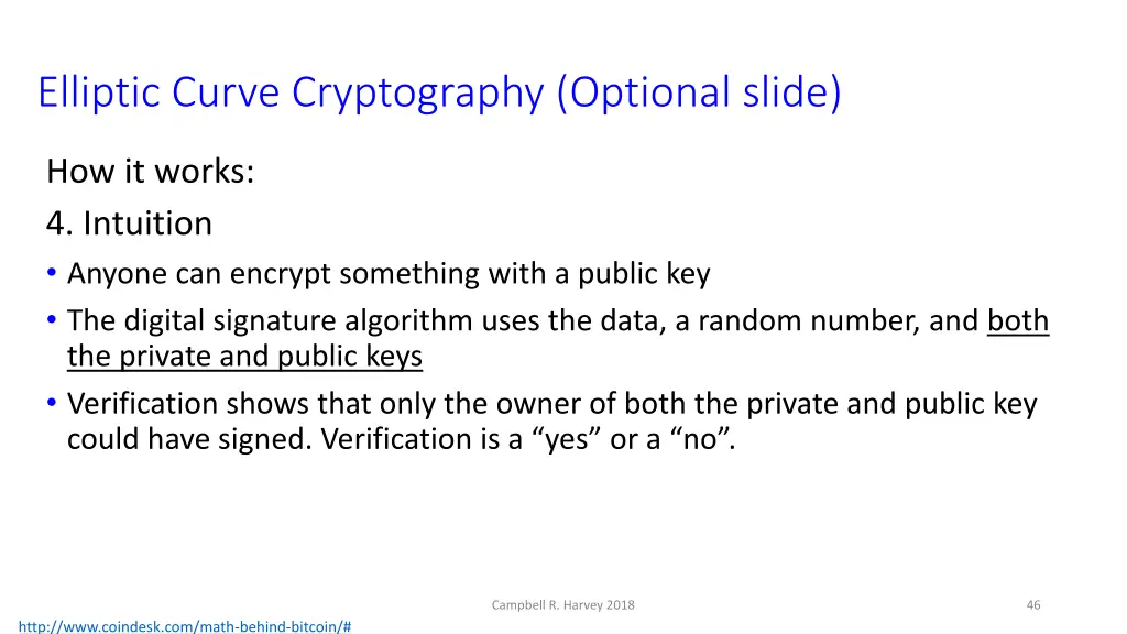 elliptic curve cryptography optional slide 12