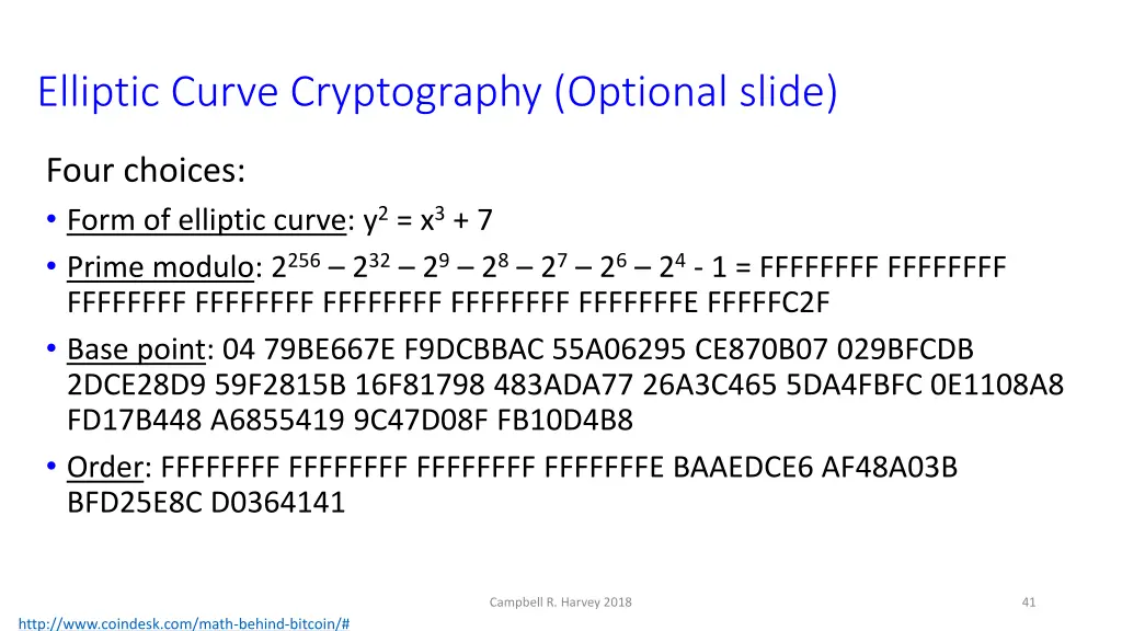 elliptic curve cryptography optional slide 7