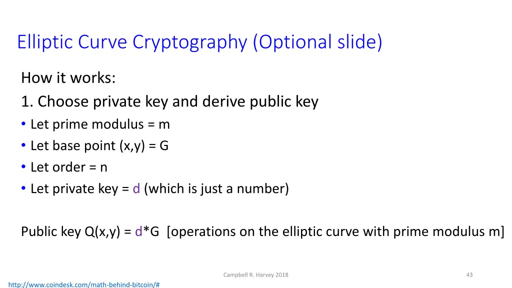 elliptic curve cryptography optional slide 9