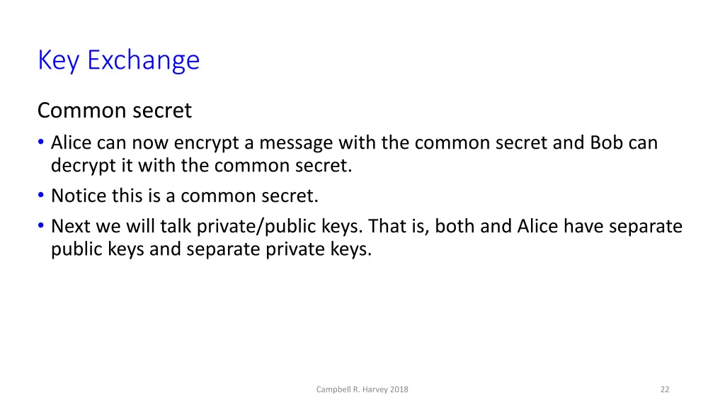 key exchange 9