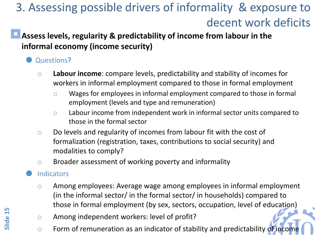 3 assessing possible drivers of informality 1