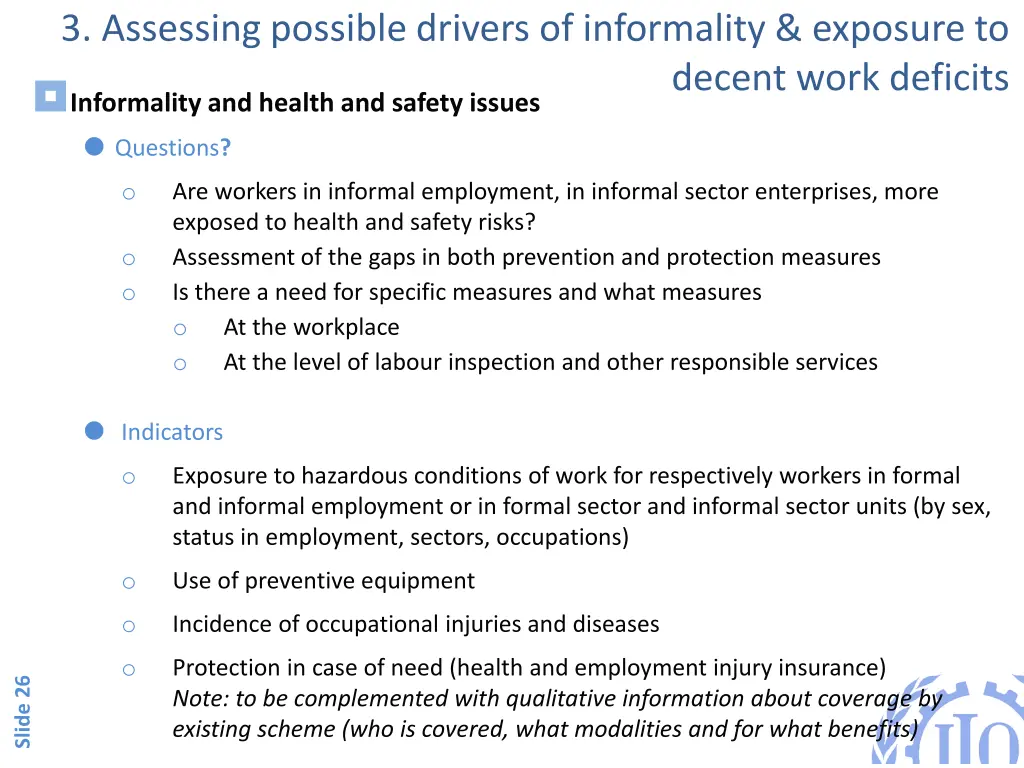 3 assessing possible drivers of informality 4