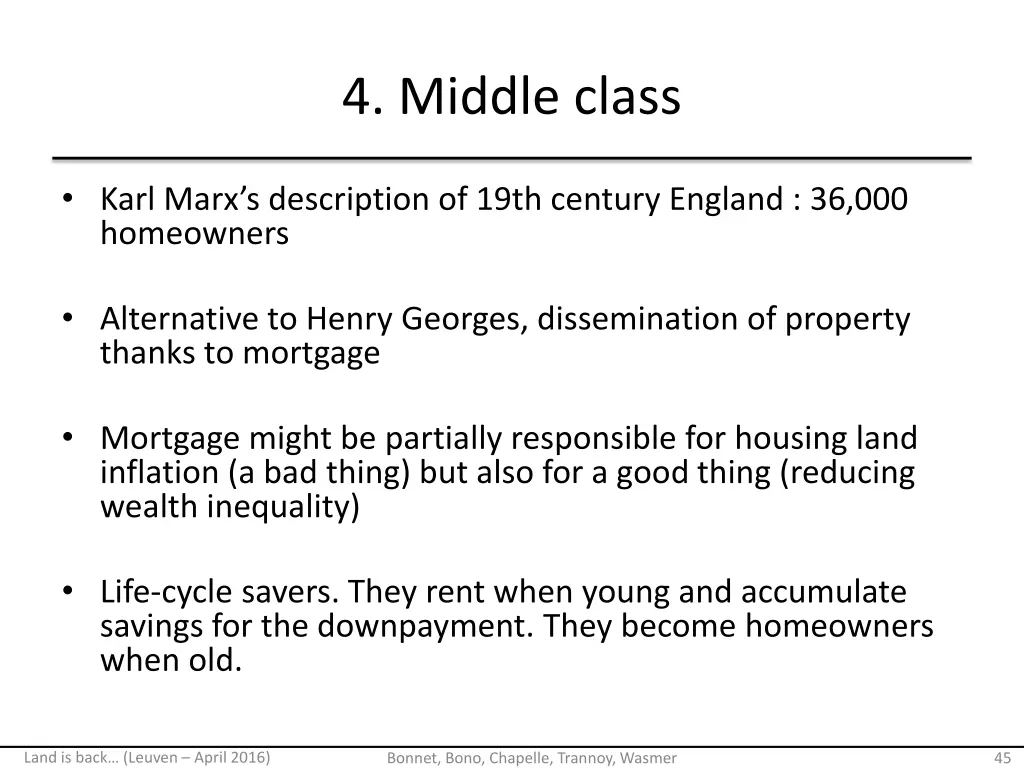 4 middle class