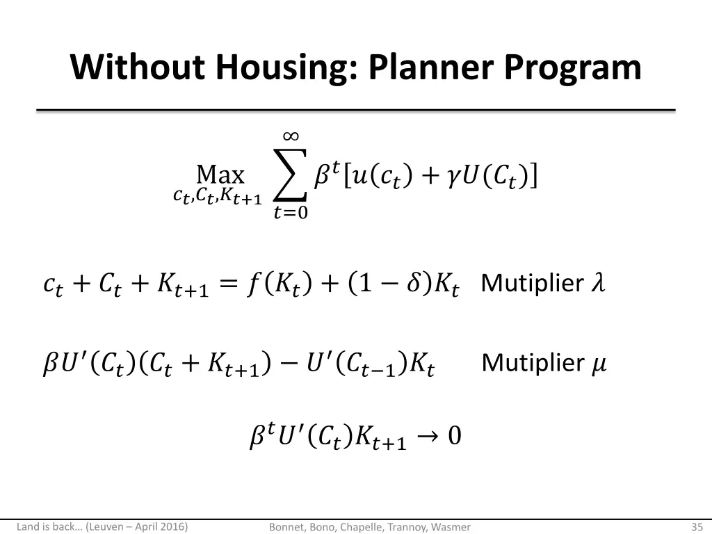 without housing planner program