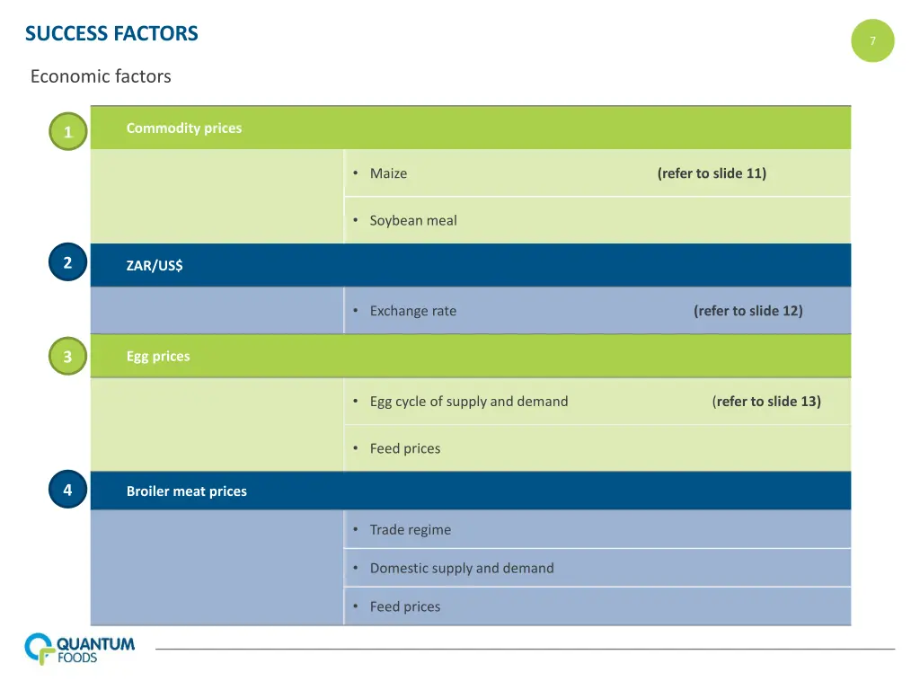 success factors