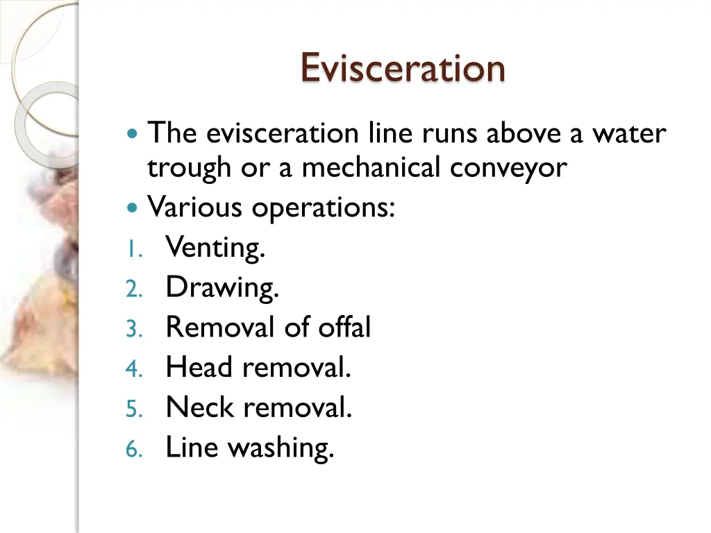 evisceration