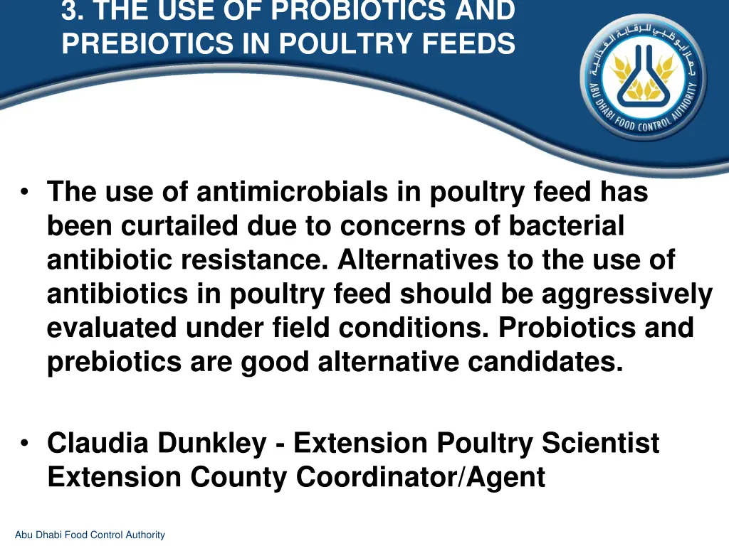 3 the use of probiotics and prebiotics in poultry 10