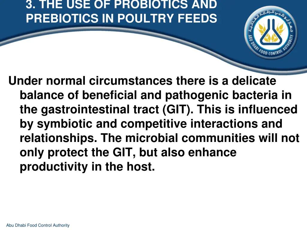 3 the use of probiotics and prebiotics in poultry 3