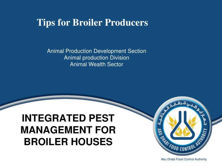 tips for broiler producers