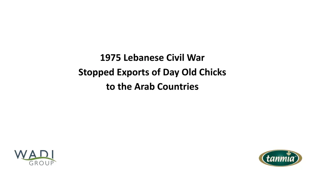 1975 lebanese civil war stopped exports