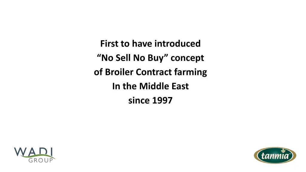 first to have introduced no sell no buy concept