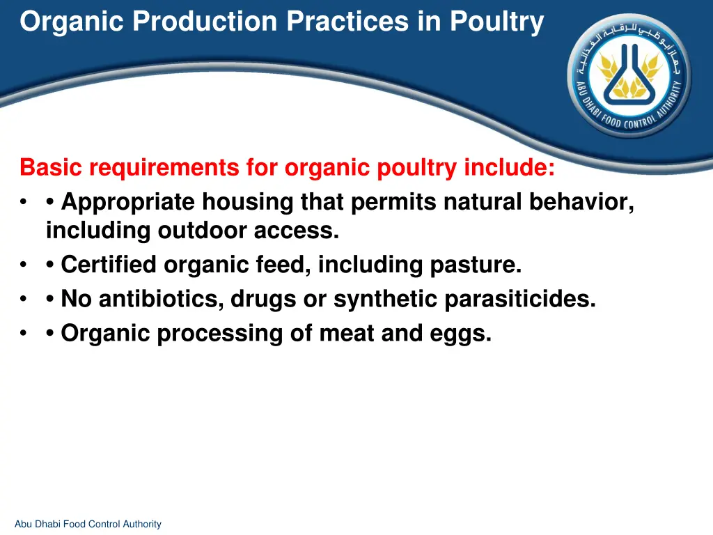 organic production practices in poultry 10