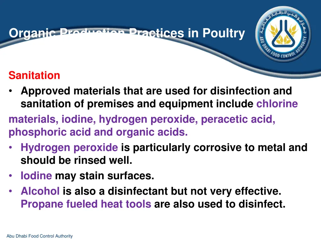 organic production practices in poultry 13