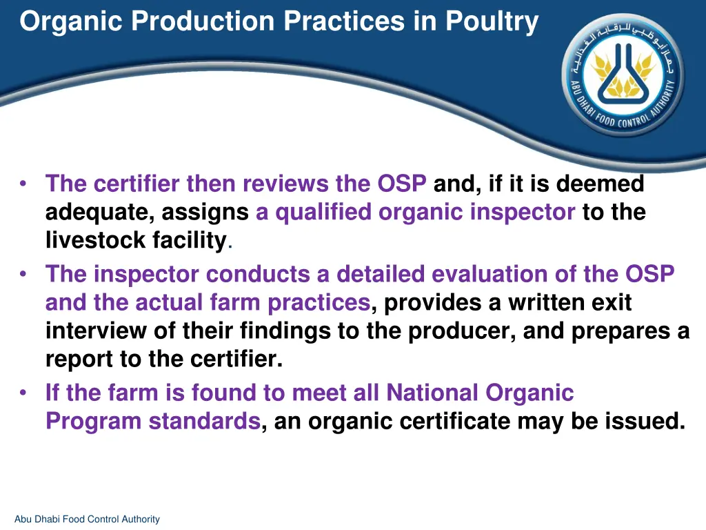 organic production practices in poultry 5