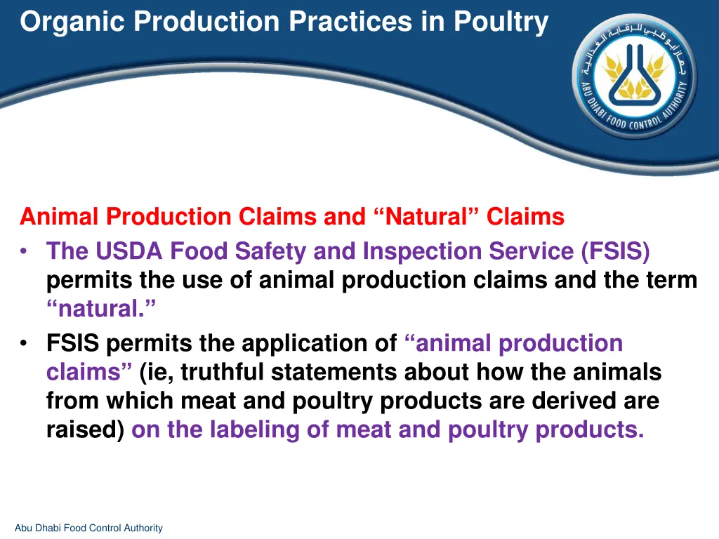 organic production practices in poultry 7