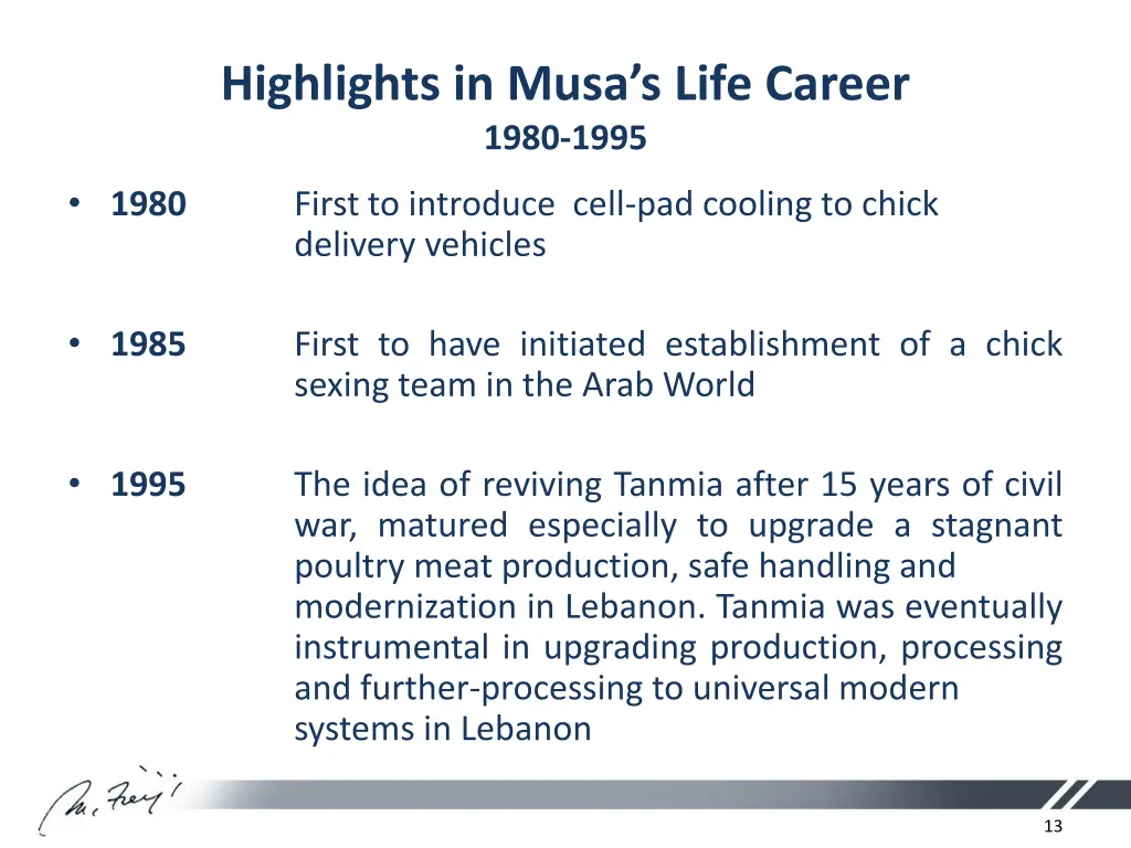 highlights in musa s life career 1980 1995