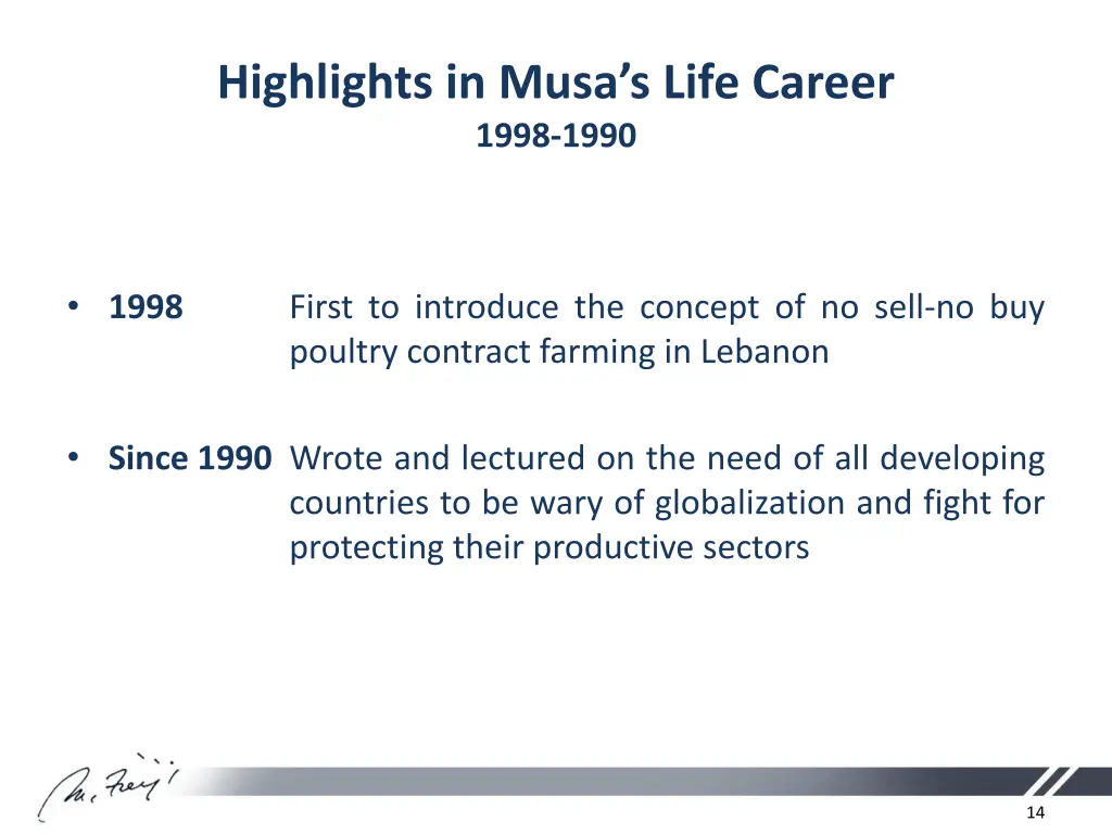 highlights in musa s life career 1998 1990