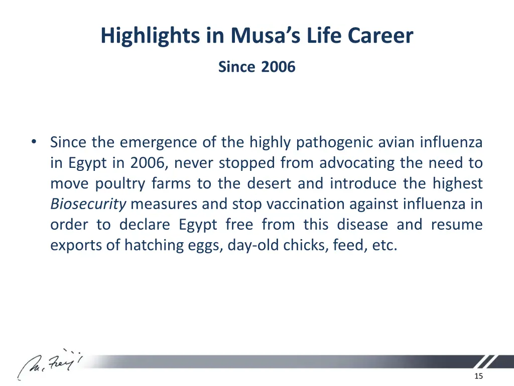 highlights in musa s life career since 2006