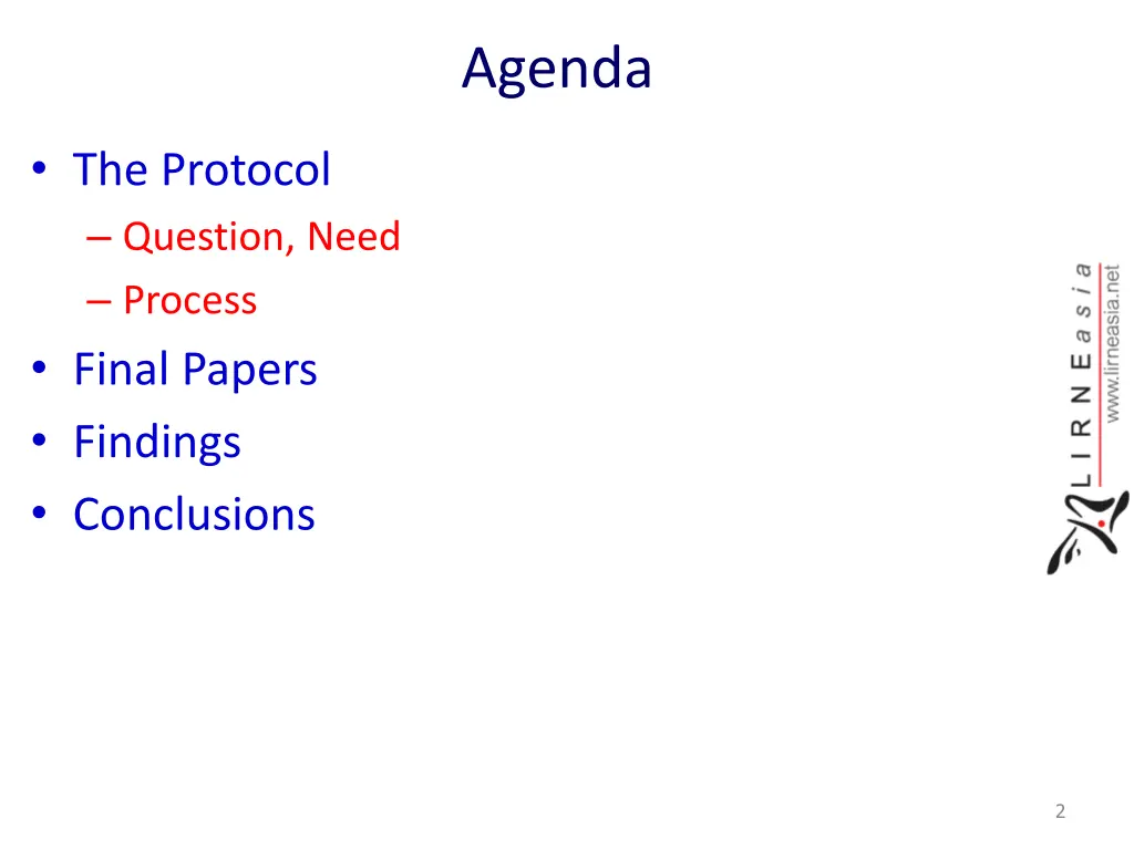 agenda