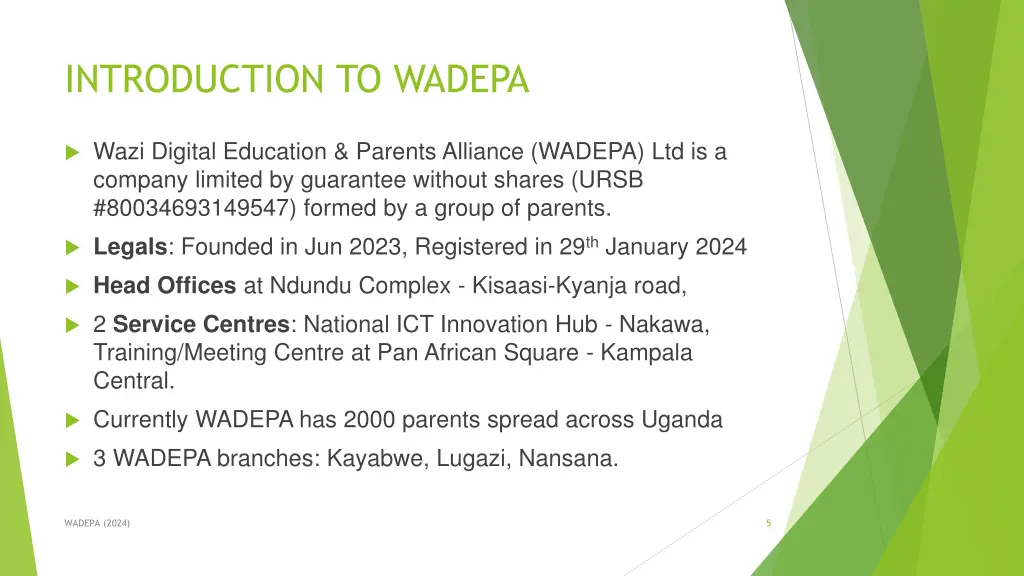 introduction to wadepa