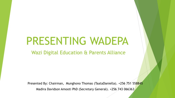 presenting wadepa wazi digital education parents